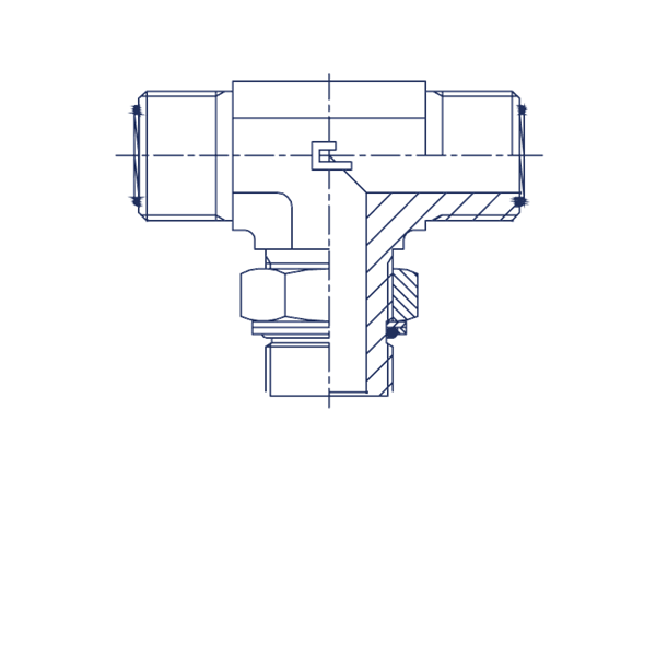 Штуцер FRTA D14 ORFS 1 BSP 3/4 - фото 143919