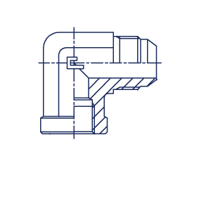 Штуцер P90 JIC 1.1/16" NPT 3/4" - фото 144236