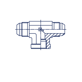 Штуцер PT JIC 1.1/16" BSP 1/2" - фото 144251