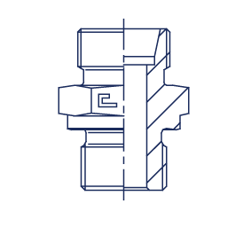 Адаптер прямой FB DL12 M18x1.5 (корпус) - фото 144654