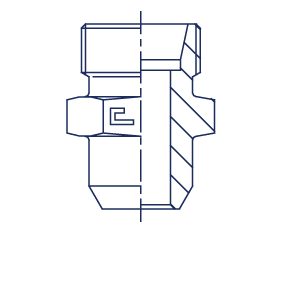 Вварной ниппель прямой DL06 (корпус) - фото 145010