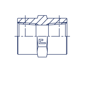 Крестовина гидравлическая BSPT 1/2" (Ш) - фото 145544