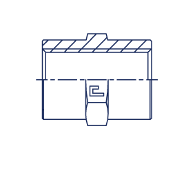 Крестовина-переходник BSP 1/4" - 3/4" (Ш) - фото 145636