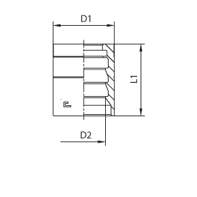 Обжимная муфта под зачистку 1SN/2SC DN06 - фото 145767