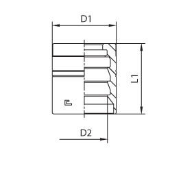 Обжимная муфта под зачистку 2SN DN12 - фото 145774