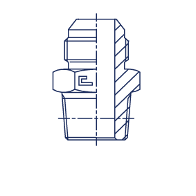 Переходник JIC 3/4"(Г) на BSPT 1/4"(Ш), артикул 200815.3 - фото 145931