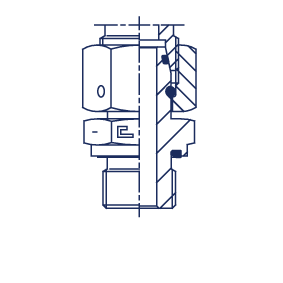 Переходник под кольцо DL35 на BSP 1" - фото 146152