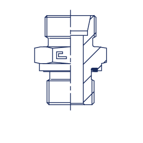 Переходник под кольцо DLL04 M8x1 (корпус) - фото 146159