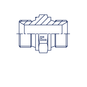 Прямой переходник метрический M26x1.5 - M30x1.5 - фото 146602