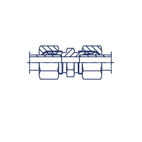 Прямой соединитель под кольцо DL08 M14x1.5 в сборе - фото 146614