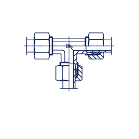 Тройник под кольцо DL06 M12x1.5 в сборе - фото 147099