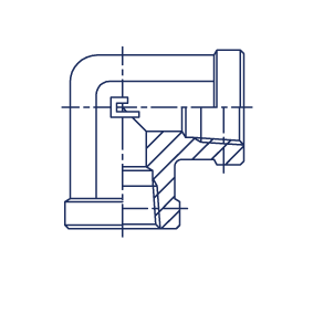 Угловая крестовина 90° BSP 1-1/4" арт. 304207 - фото 147490