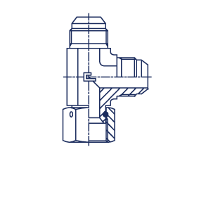 Угловой адаптер JIC 1-5/8" (Г-Ш) - фото 147701