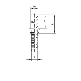 Фитинг BEL прямой DN12-14 (Ш) - фото 148236
