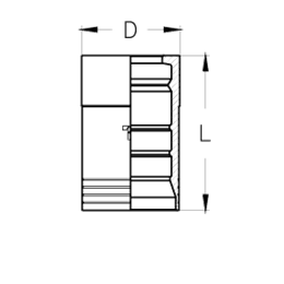 Муфта Interlock (навивочная конструкция, двойная зачистка) 4SP/4SH/R13/R15 BHH12 DN=19