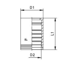 Муфта Interlock 4SP/4SH/R13/R15 805801 DN=19