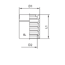 Муфты 1SN/2SC (без зачистки) 800303 DN=8