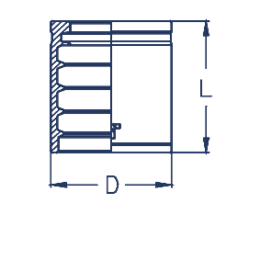 Муфты 1SN/2SC (без зачистки) BXT103 DN=5