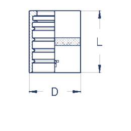 Муфты R6/R7/R8 (без зачистки) BX703 DN=5