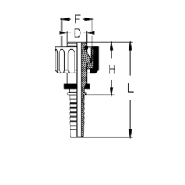 Фитинг Washcleaner, метрическая внутренняя резьба, тип "FK" CX04FK22 DN=6,3