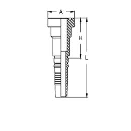 Фланец Interlock SUPERCAT CH1212YPB DN=19