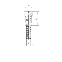 Фланец SAE, код 61 805002 DN=12