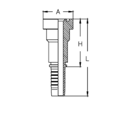 Фланец SUPERCAT CX1216YP DN=19