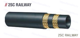 Рукав AlfaGomma 2SC RAILWAY 1002694, d=25 мм