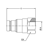 БРС FF FIRG BSP 3/8 - D3/8 Ниппель VERSO PM