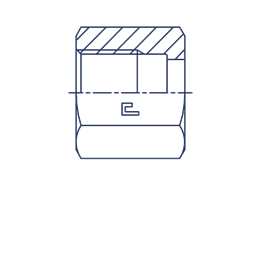 Гайка N ORFS 1.3/16