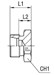Заглушка V (Ш) DL28 (корпус)