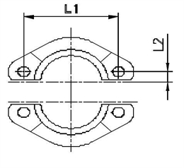 Комплект скоб AFS6 1/2 (2шт.)