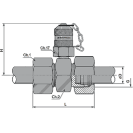 КТ 16x2 - DKO-L 35x2 28 (T-образная, металл.)