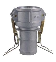 Кулачковое соединение тип C, розетка с хвостовиком 2.1/2 (алюм.)