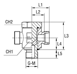 Соединение JTE DS20 BSP3/4" (корпус)