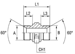 Соединение P BSP 1.1/4" BSP 1.1/4"