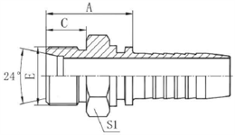 Фитинг DN 06 DKO-L (Ш) 18x1.5 12