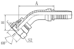 Фитинг DN 10 BSP (Г) 1/2 (45)