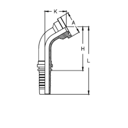 Фитинг DN 12 SFL 3/4 38.1 (60)