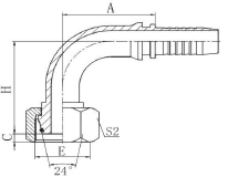 Фитинг DN 16 DKO-L (Г) 27x2 18 (90)