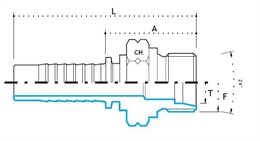 Фитинг DN 20 DKO-L (Ш) 30x2 22