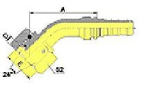Фитинг DN 25 DKO-S (Г) 42x2 30 (45) Interlock