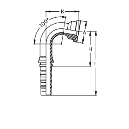 Фитинг DN 25 SFL 1 44.5 (100) CS