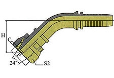 Фитинг DN 32 DKO-L (Г) 45x2 35 (45)