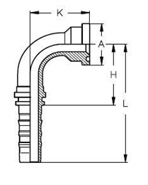 Фитинг DN 50 SFL 2 71.4 (90) CS