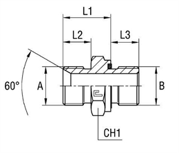 Штуцер FE BSP 3/4" BSP 3/4"