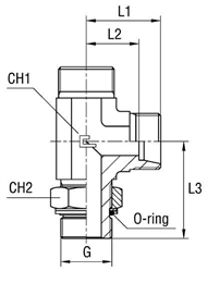 Штуцер FRLG DS14 BSP 1/2" (корпус)