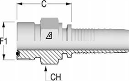 Фитинг DN 16 ORFS (Ш) 1