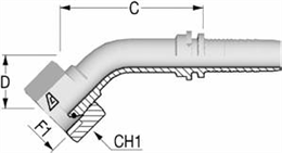 Фитинг DN 20 BSP (Г) 3/4 (45)