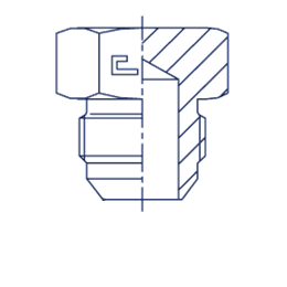 Заглушка V (Ш) JIC 1.5/8"